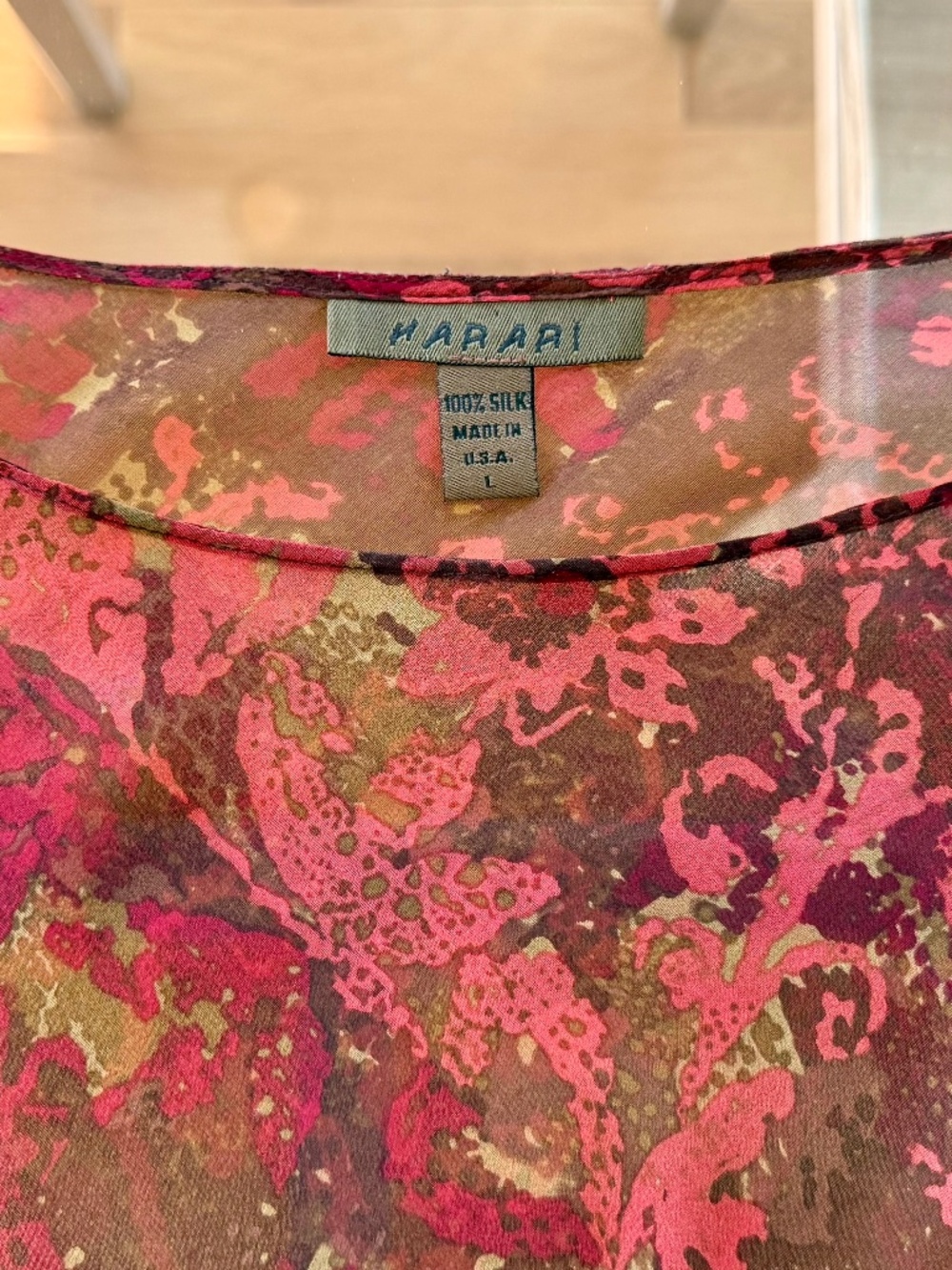 Harari Silk Sheer Blouse